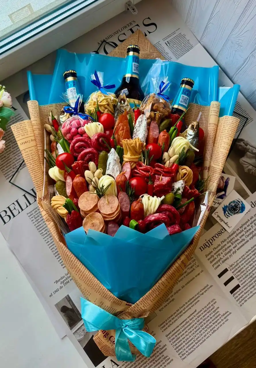 Мужской гастрономический букет на 23 февраля - Подарки (Хобби и отдых) в Псковская область