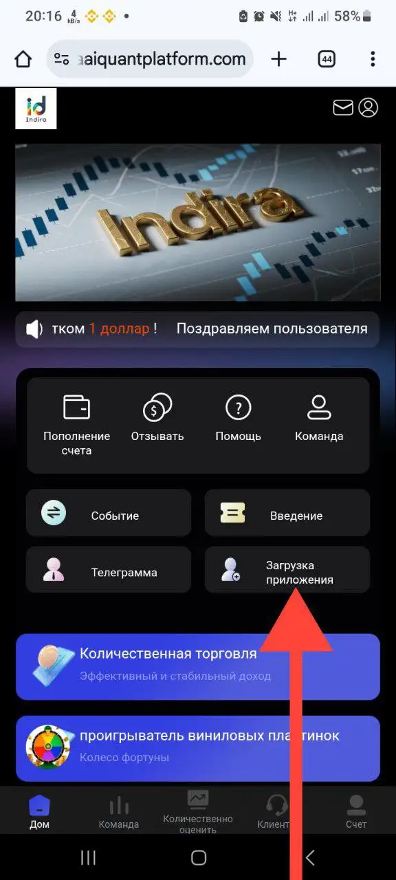 Инвестиционная платформа Indira Earnings Tier Overview - Финансовые услуги (Услуги) в Псков