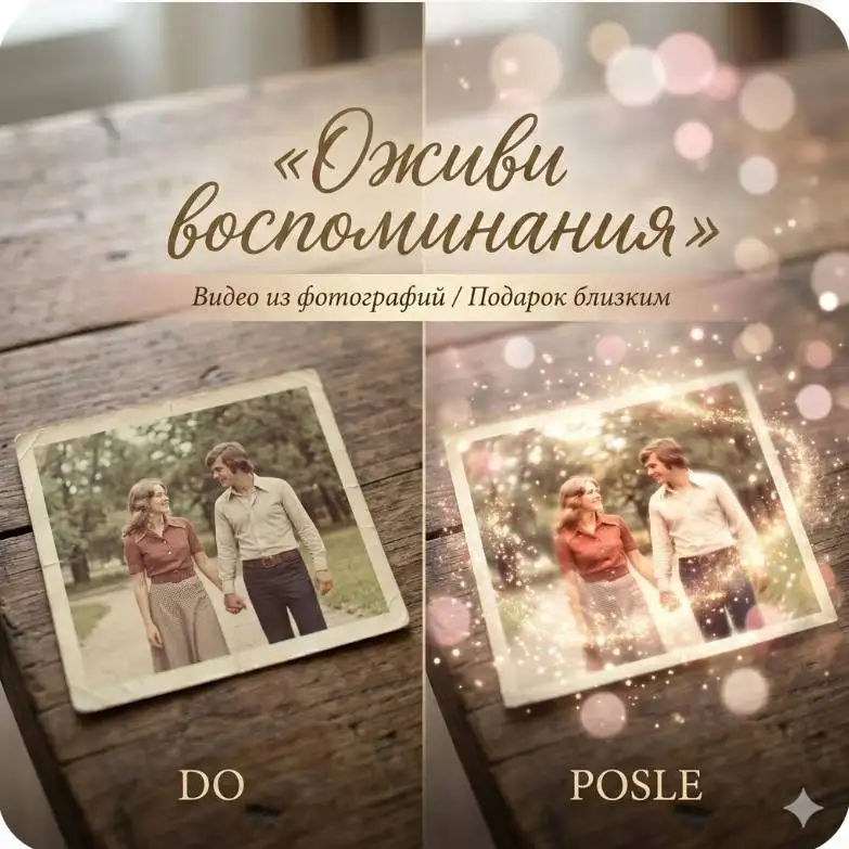 Профессиональные клипы с оживлением фотографий под музыку - Фото и видео услуги (Услуги) в Псков