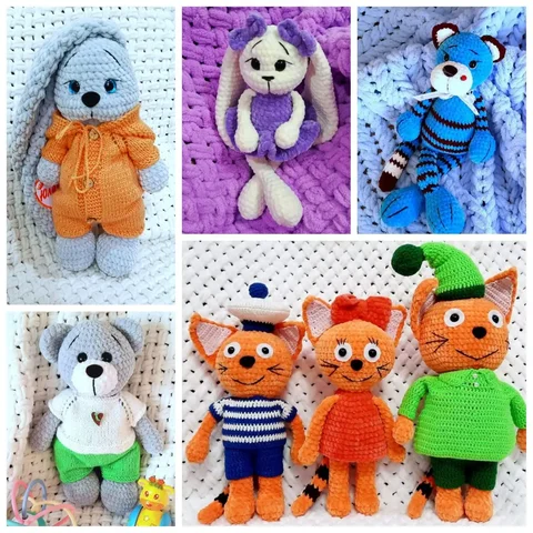 Игрушки ручной работы в наличии и под заказ - Вязание и рукоделие в Псков
