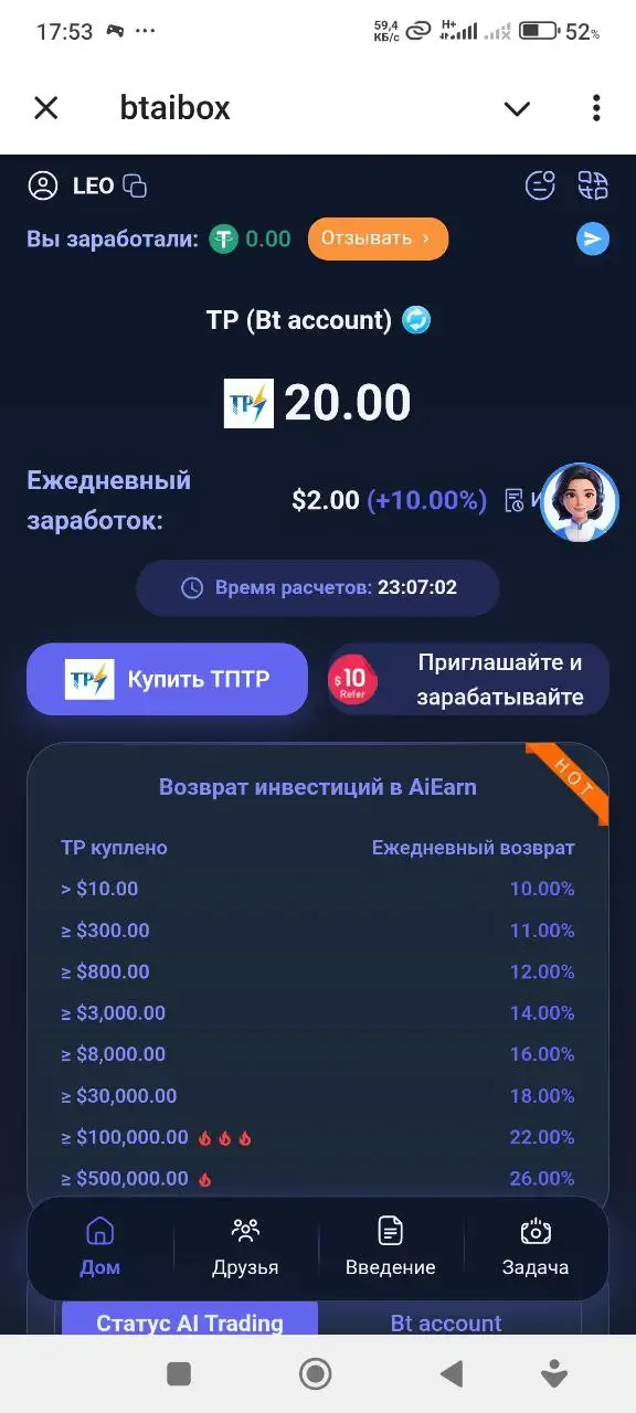 Структура уровней с расчетами в USDT - Услуги в Псковская область