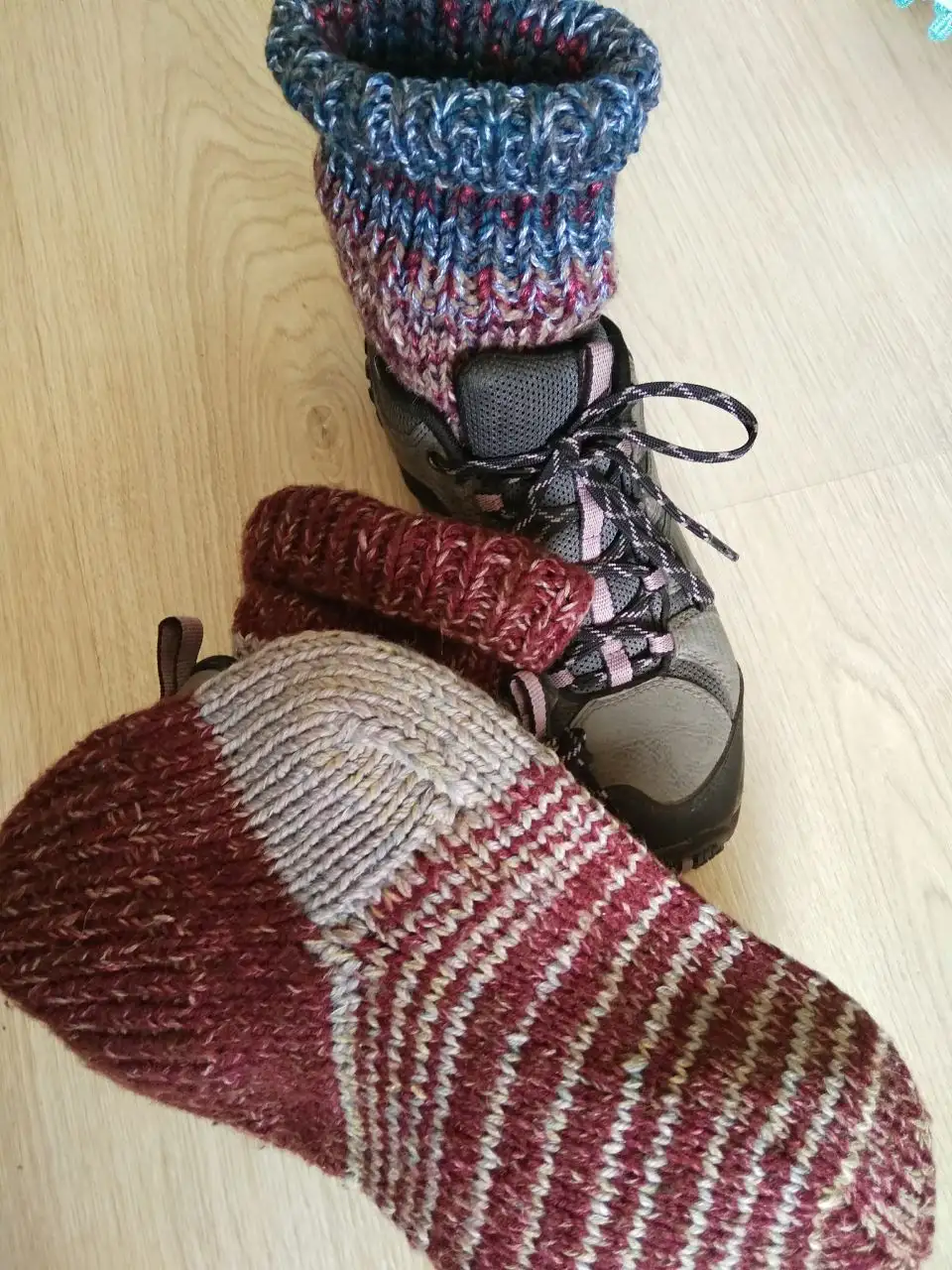 Мужские спортивные носки ручной вязки на заказ - Носки (Одежда) в Псковская область