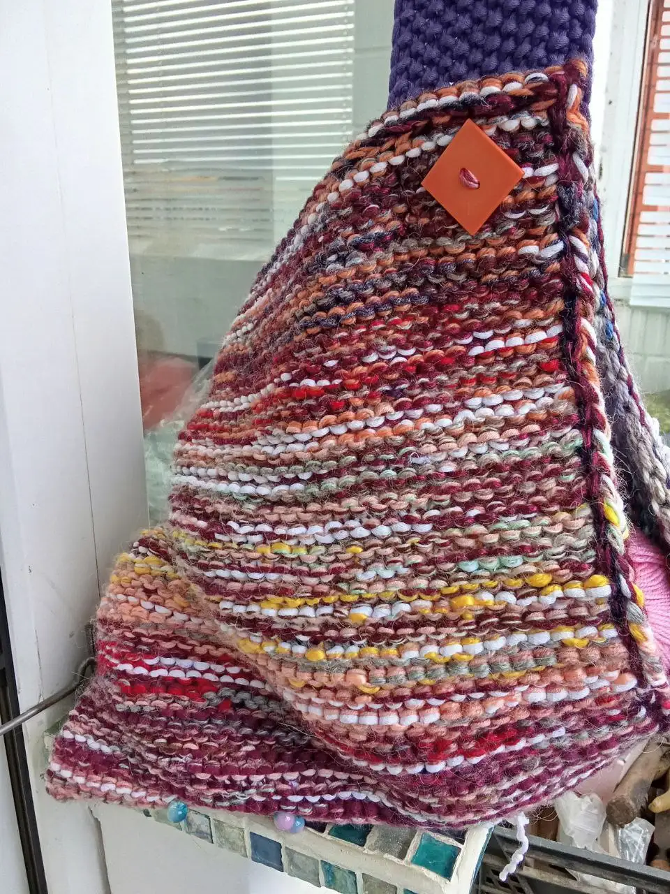 Две вязаные сумки спицами ручной работы - Рукоделие (Хобби и отдых) в Псков