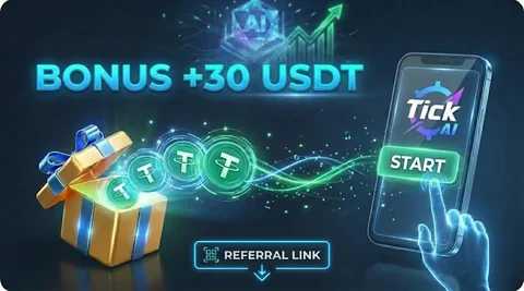 Запуск AI-агента TickBit с бонусом $30 - Продвижение в Неизвестно
