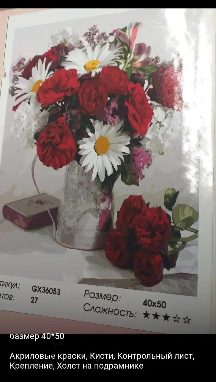 Картина по номерам