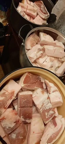 Домашнее деревенское свиное сало к засолке - Холодильники в Ембаево