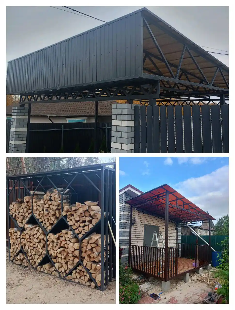 Изготовление веранд, навесов и садовой мебели