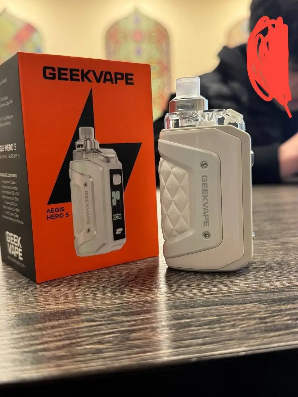 Aegis Hero 5 с жижей, полный комплект - Электронные сигареты и вейпы (Электроника) в Липецк