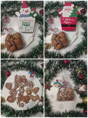 Наборы для росписи имбирных пряников и готовые пряники на Новый год - частное объявление в Оренбург