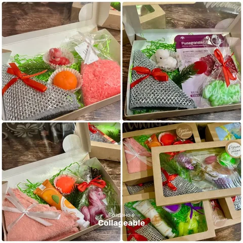 Новогодние подарочные боксы с косметикой и аксессуарами - Хобби и отдых в Оренбург