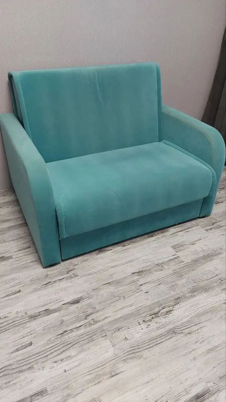 Диван раскладной бирюзовый для детской