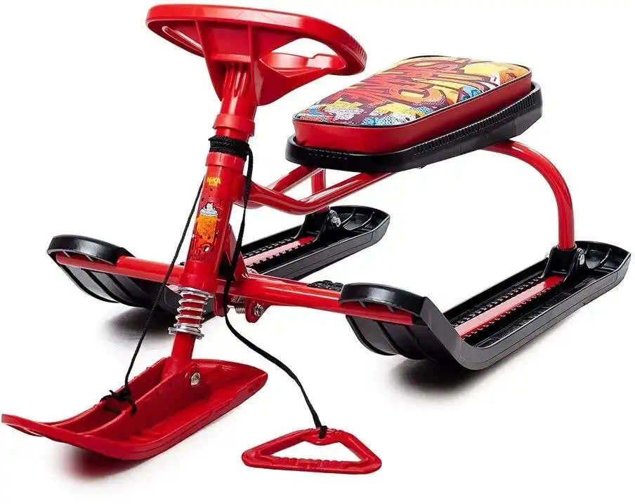 Снегокат Тимка спорт 2+ с принтом граффити