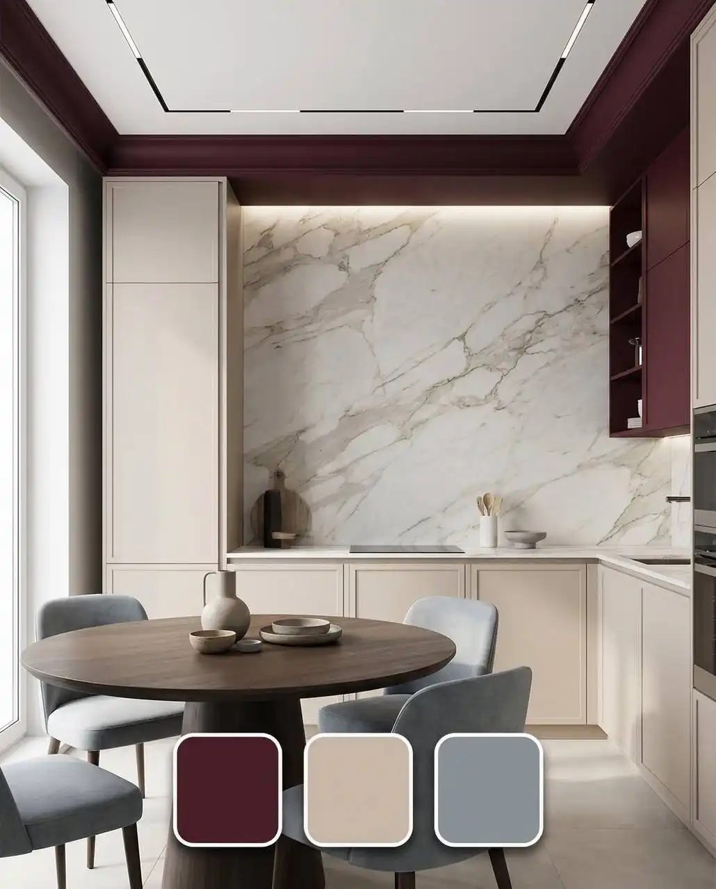 Консультации по цветовым сочетаниям для кухонь 2025-2026 - Дизайн интерьера (Услуги) в Оренбург