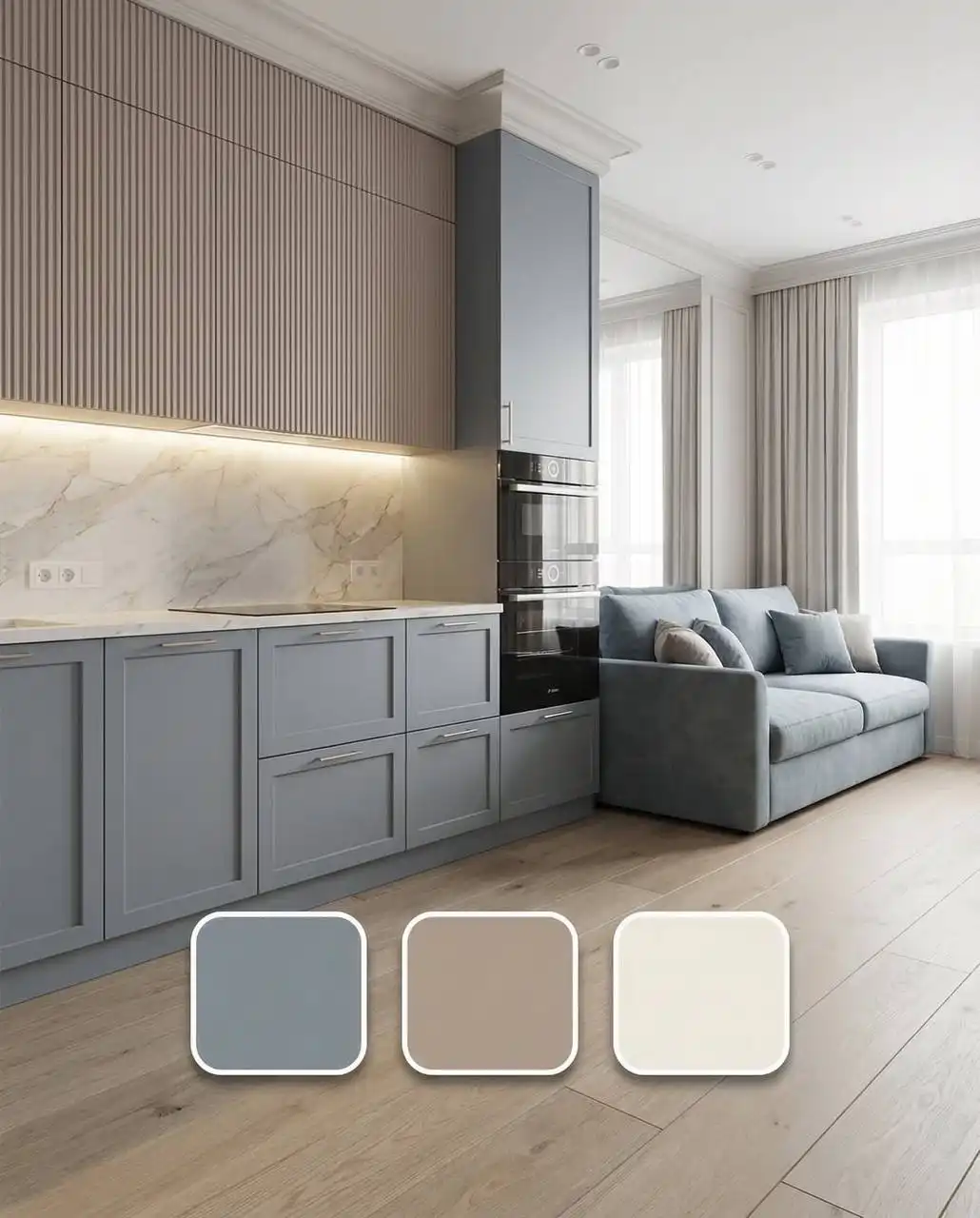 Консультации по цветовым сочетаниям для кухонь 2025-2026 - Дизайн интерьера (Услуги) в Оренбург