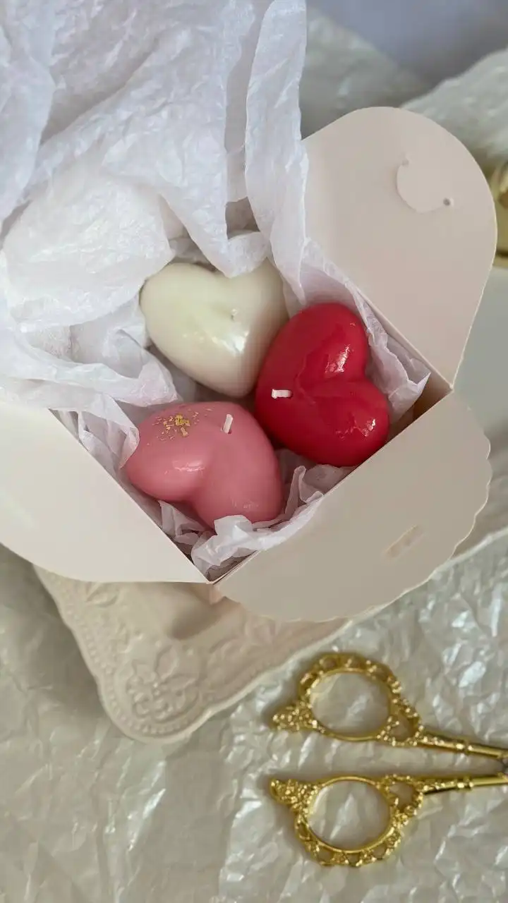 Набор из 3 свечей ко Дню влюбленных - Подарки (Хобби и отдых) в Оренбург