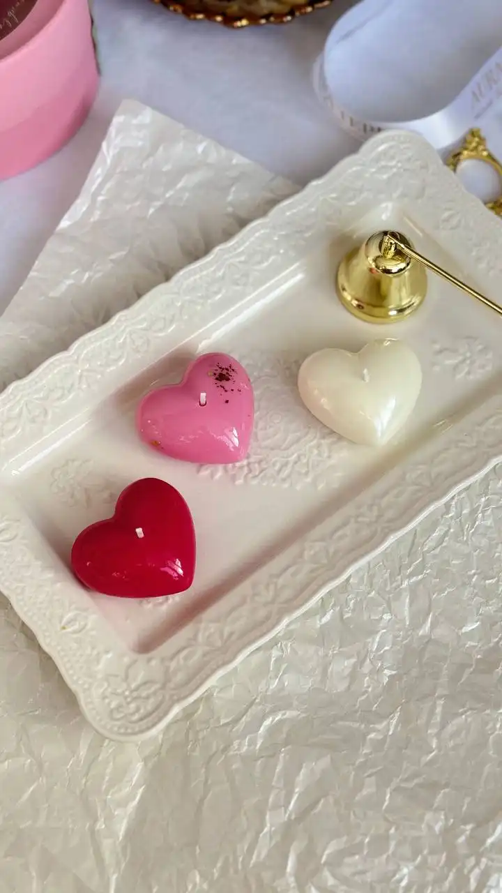 Набор из 3 свечей ко Дню влюбленных - Подарки (Хобби и отдых) в Оренбург