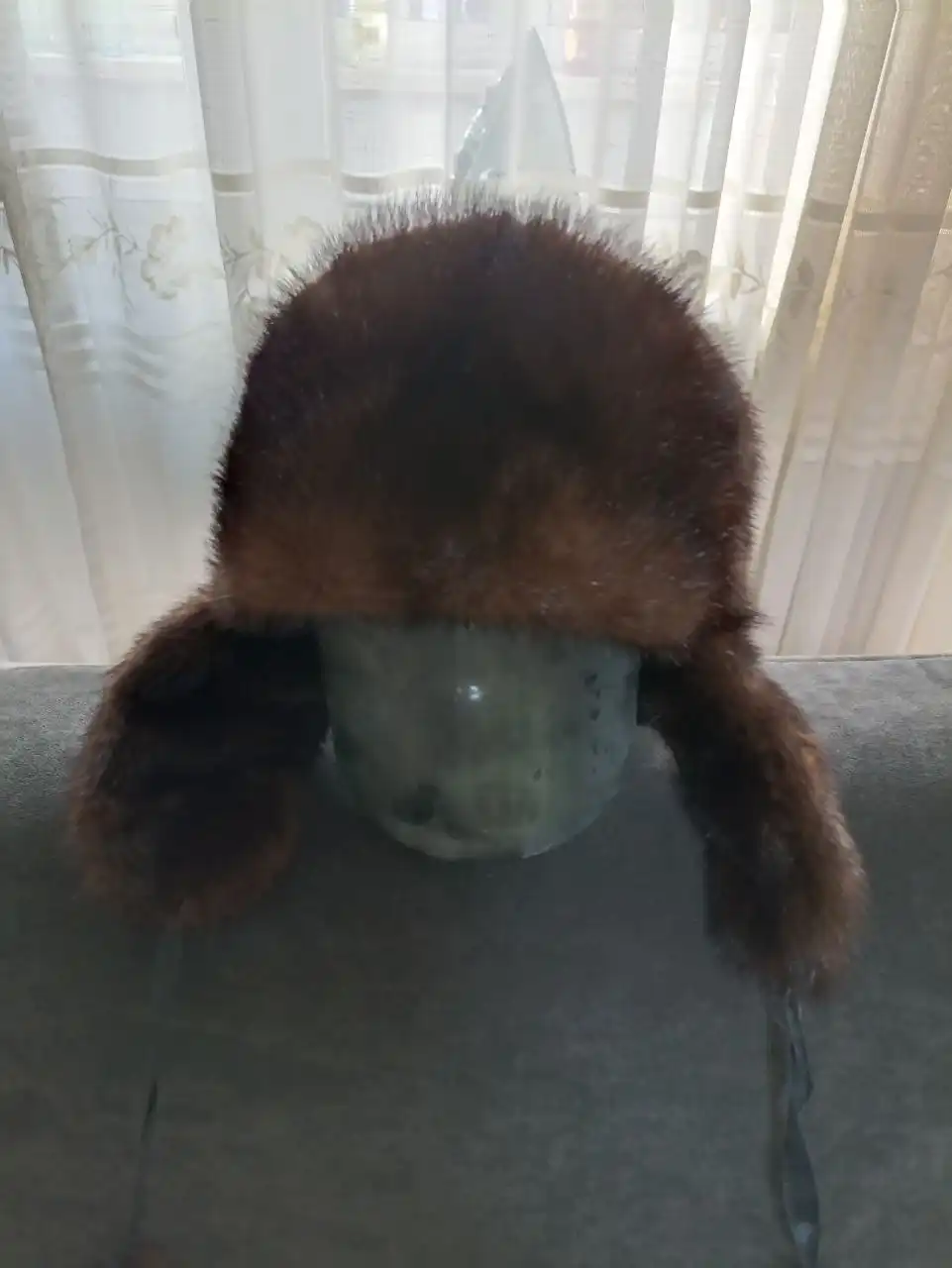 Продажа норковой шапки-ушанки детской