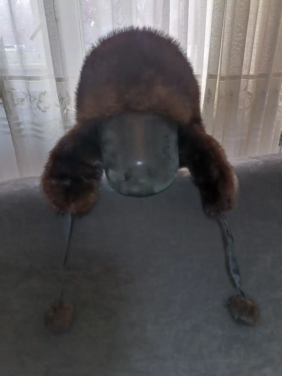 Продажа норковой шапки-ушанки детской