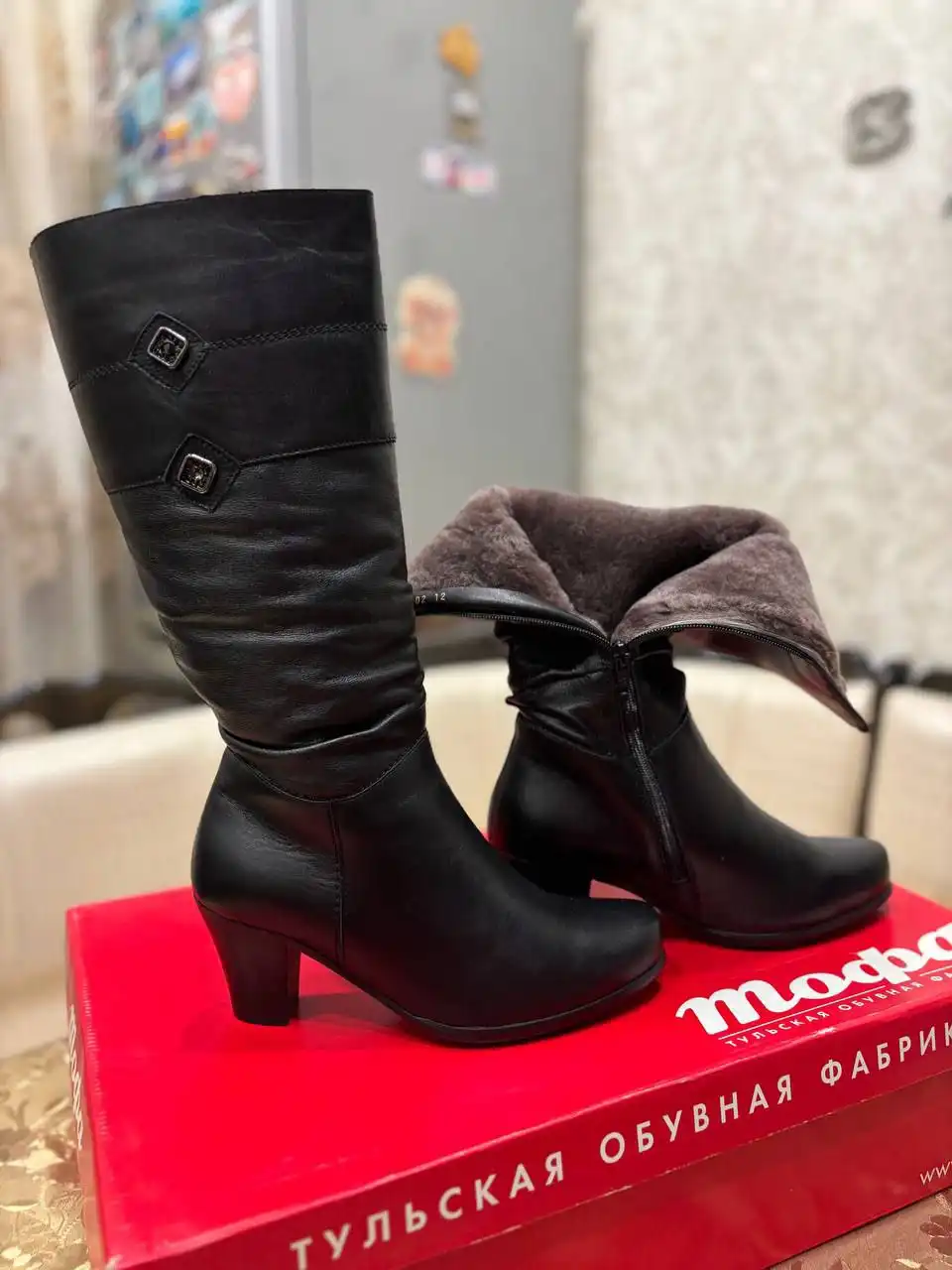 Зимние сапоги натуральный мех кожа размер 37 - Обувь (Одежда) в Ангарск