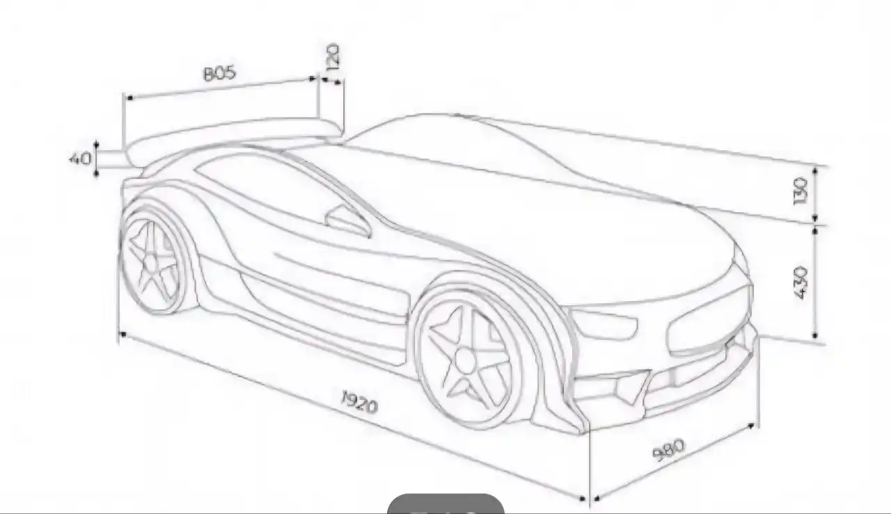 Кроватка-машинка серии NEO с LED-подсветкой - Товары для детей в Ангарск