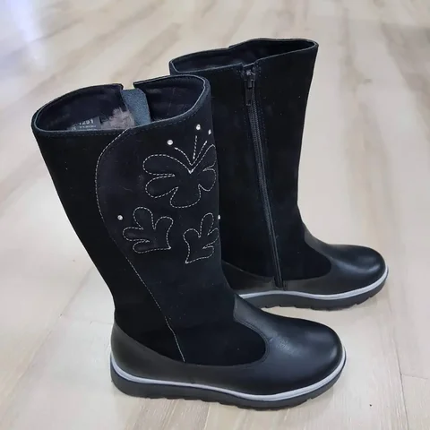 Зимние ботинки новые, натуральный мех и кожа - Обувь в Ангарск