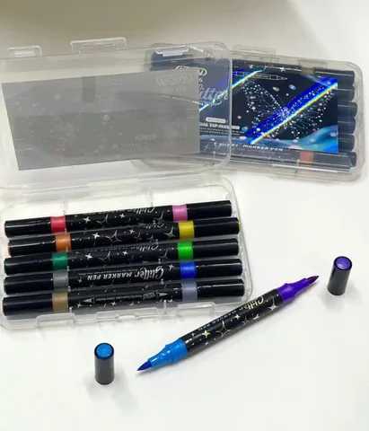 Маркеры с перламутровым блеском 12 цветов - частное объявление в Ангарск