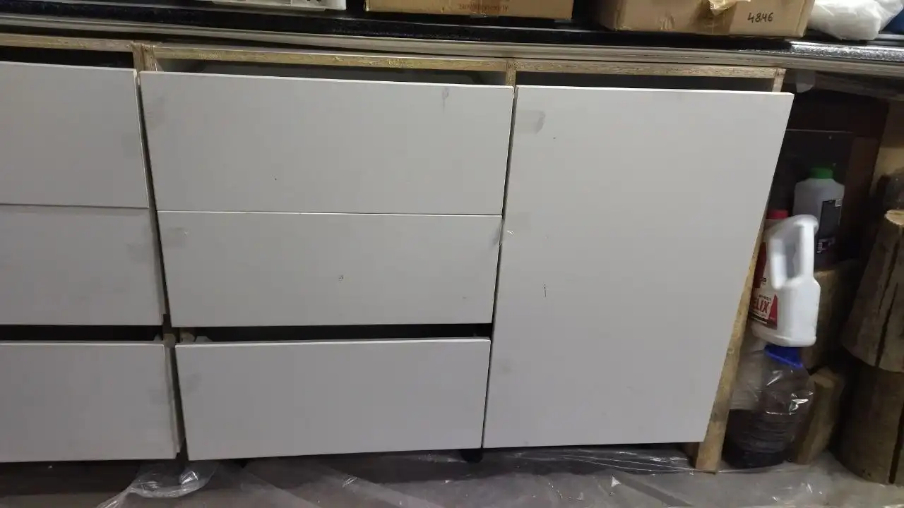 Тумба сборная белая с ящиками - Мебель (Для дома и дачи) в Ангарск