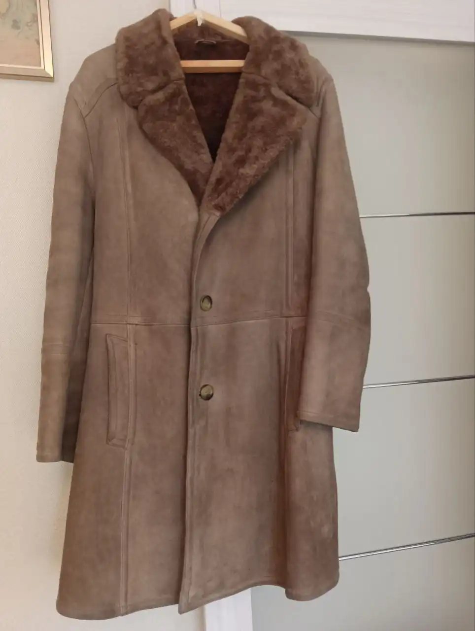 Дублёнка натуральный мех размер 48-50 - Верхняя одежда (Одежда) в Ангарск