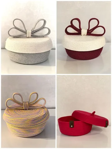 Корзины ручной работы из хлопкового шнура - Хобби и отдых в Ангарск