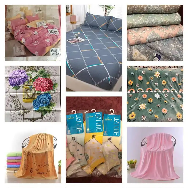 Текстиль для дома: простыни, полотенца, одеяла, пледы, носки