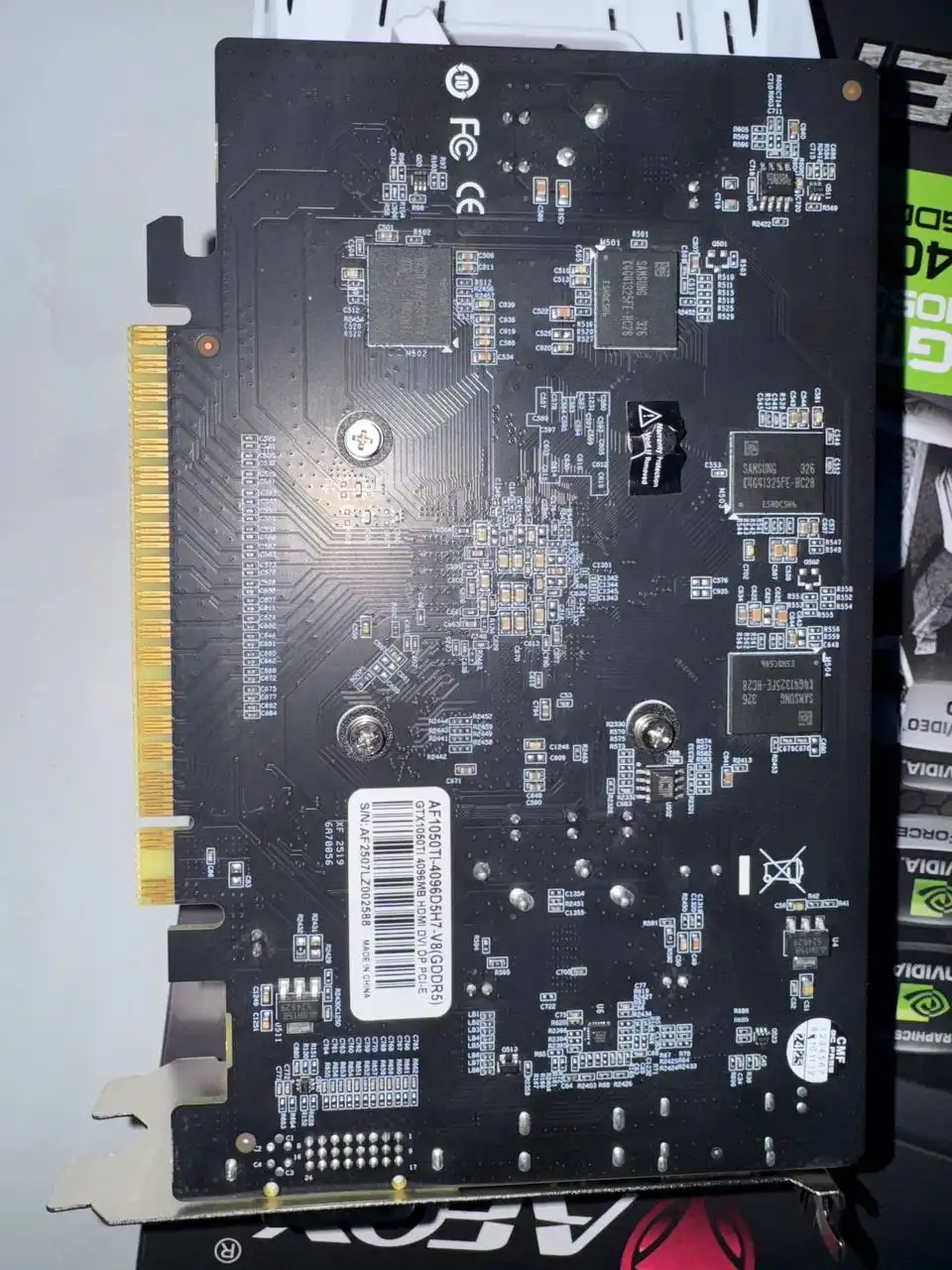 Продам видеокарту NVIDIA GeForce GTX 1050 Ti 4GB - Компьютерные комплектующие (Электроника) в Красноярск