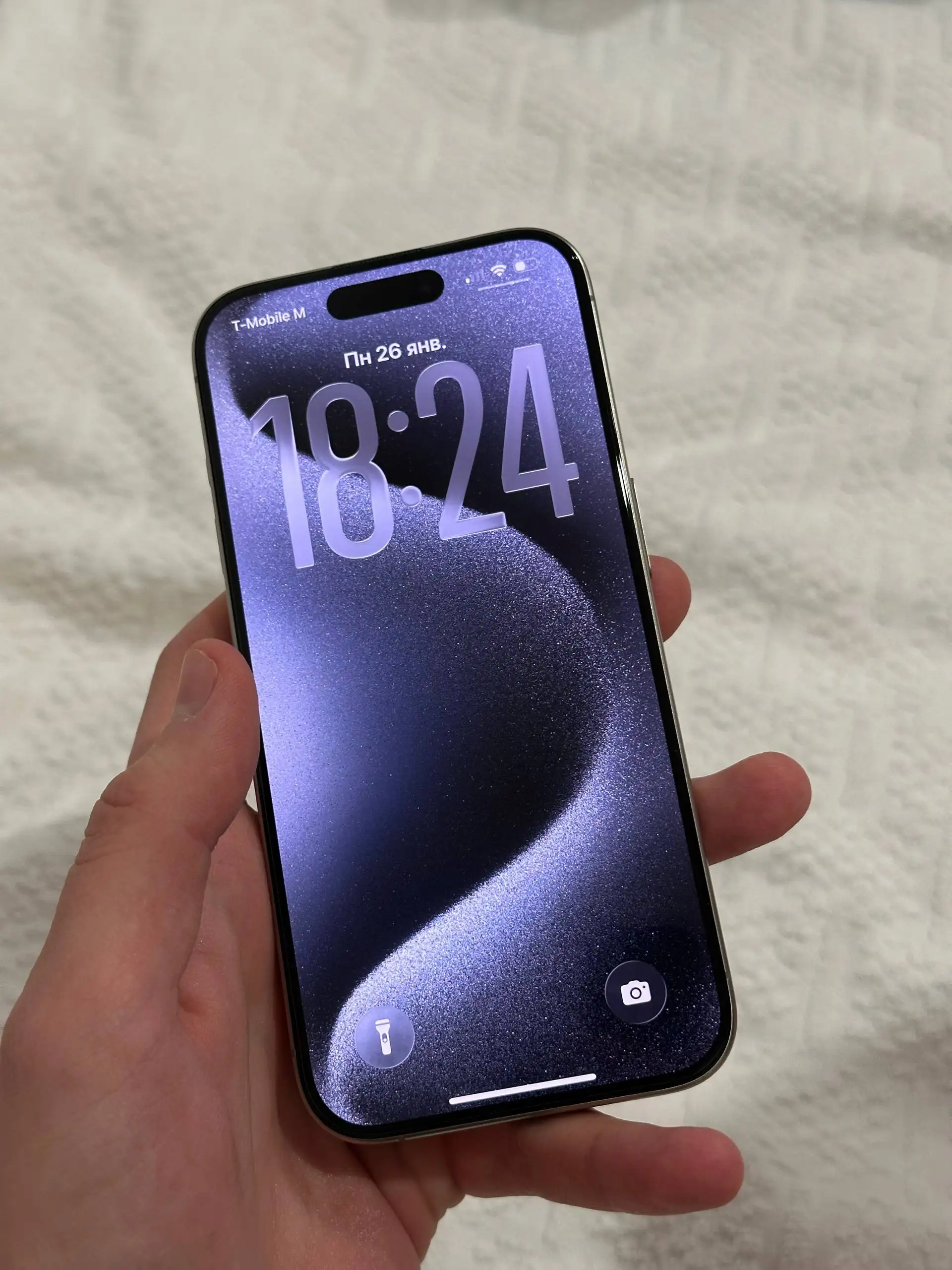 iPhone 15 Pro 256 ГБ в натуральном титане - Смартфоны (Электроника) в Красноярск