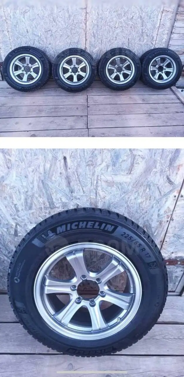 Продажа зимних шипованных шин MICHELIN X-Ice North 4 SUV 225/65 R17 2021 года - Шины (Авто) в Красноярск