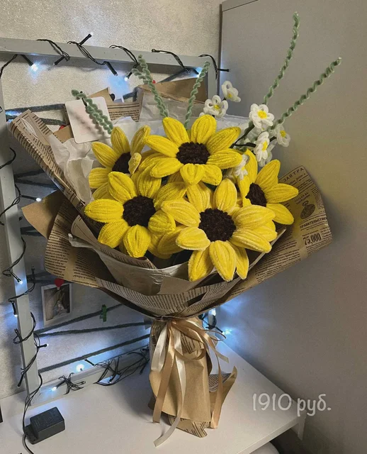 Продажа готовых букетов из синельной проволоки - Растения/Цветы в Красноярск