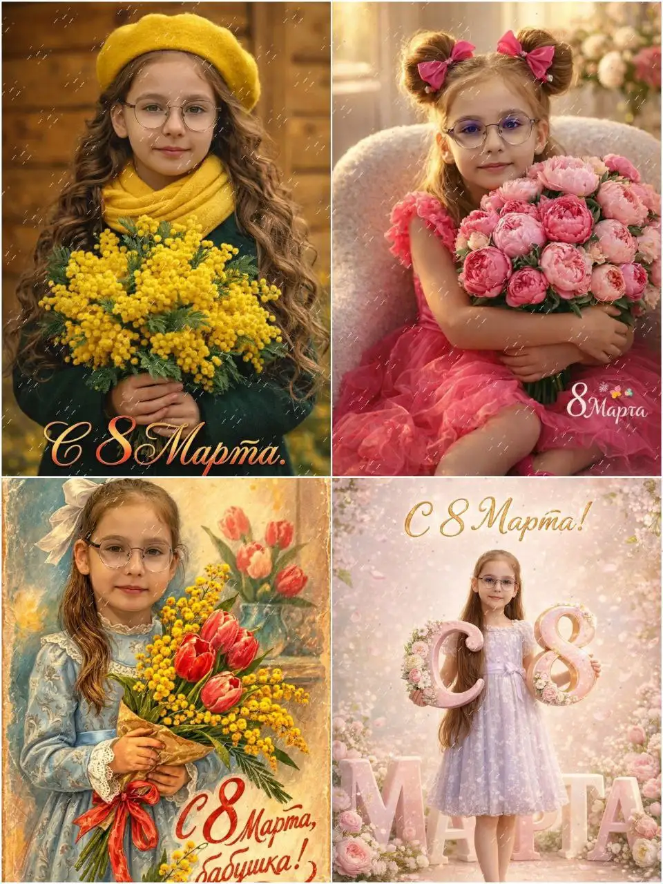 Открытки к 8 Марта на заказ - Рукоделие и творчество (Услуги) в Красноярск