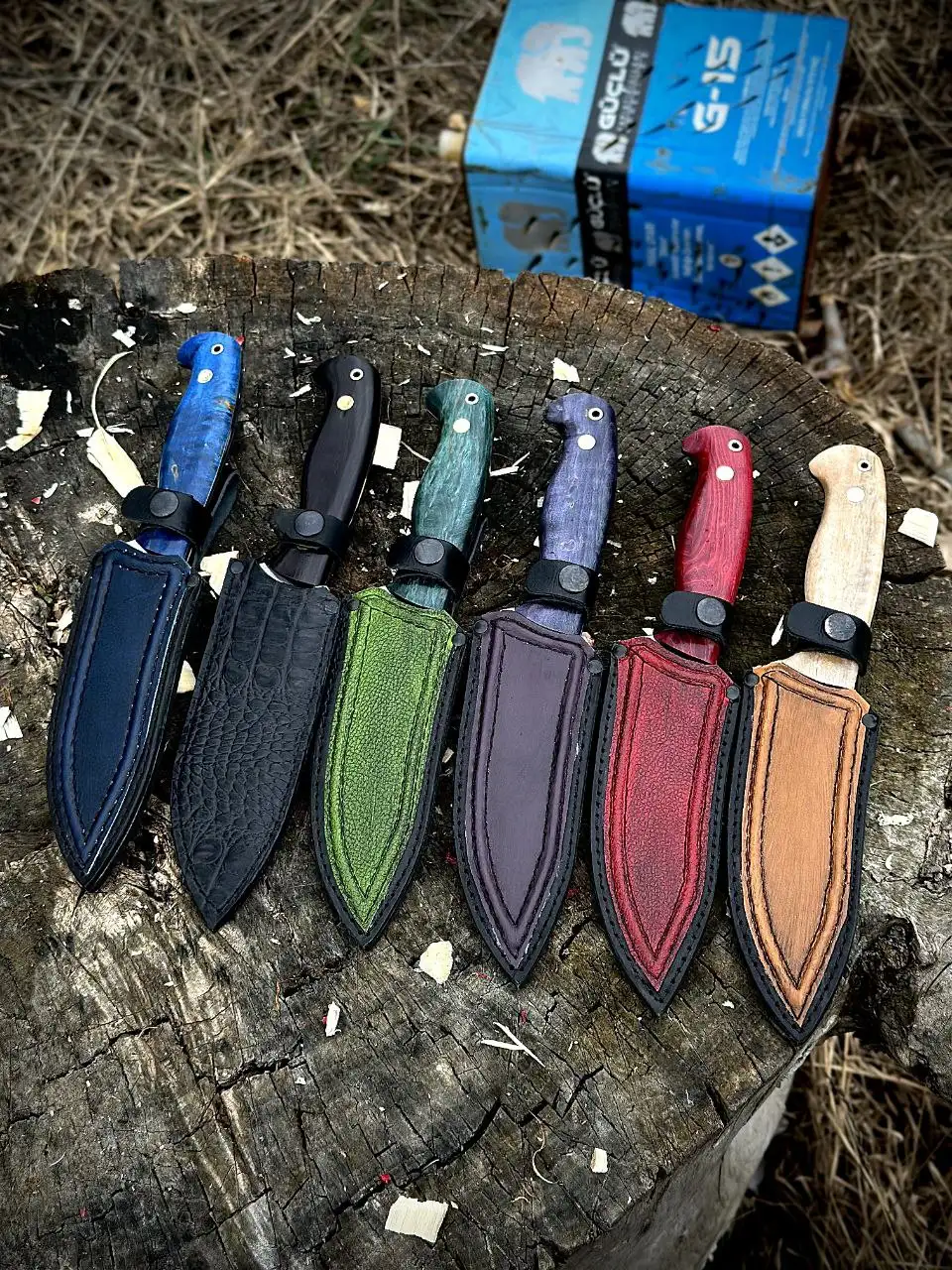 Мощные разделочные ножи из стали 95х18 с рукоятью из карельской березы - Ножи и инструменты (Хобби и отдых) в Красноярск