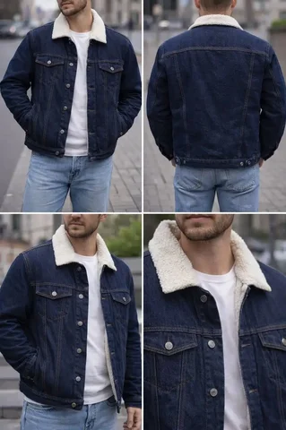 Джинсовая дублёнка O’STIN S - Купальники в Красноярск