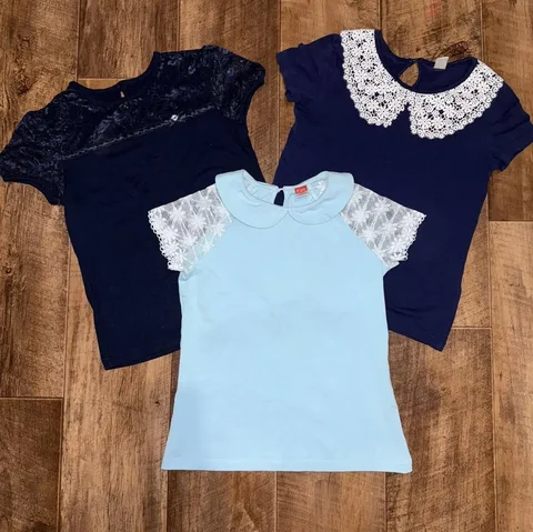 Школьные футболки для девочки 134 размер - Платья в Красноярск