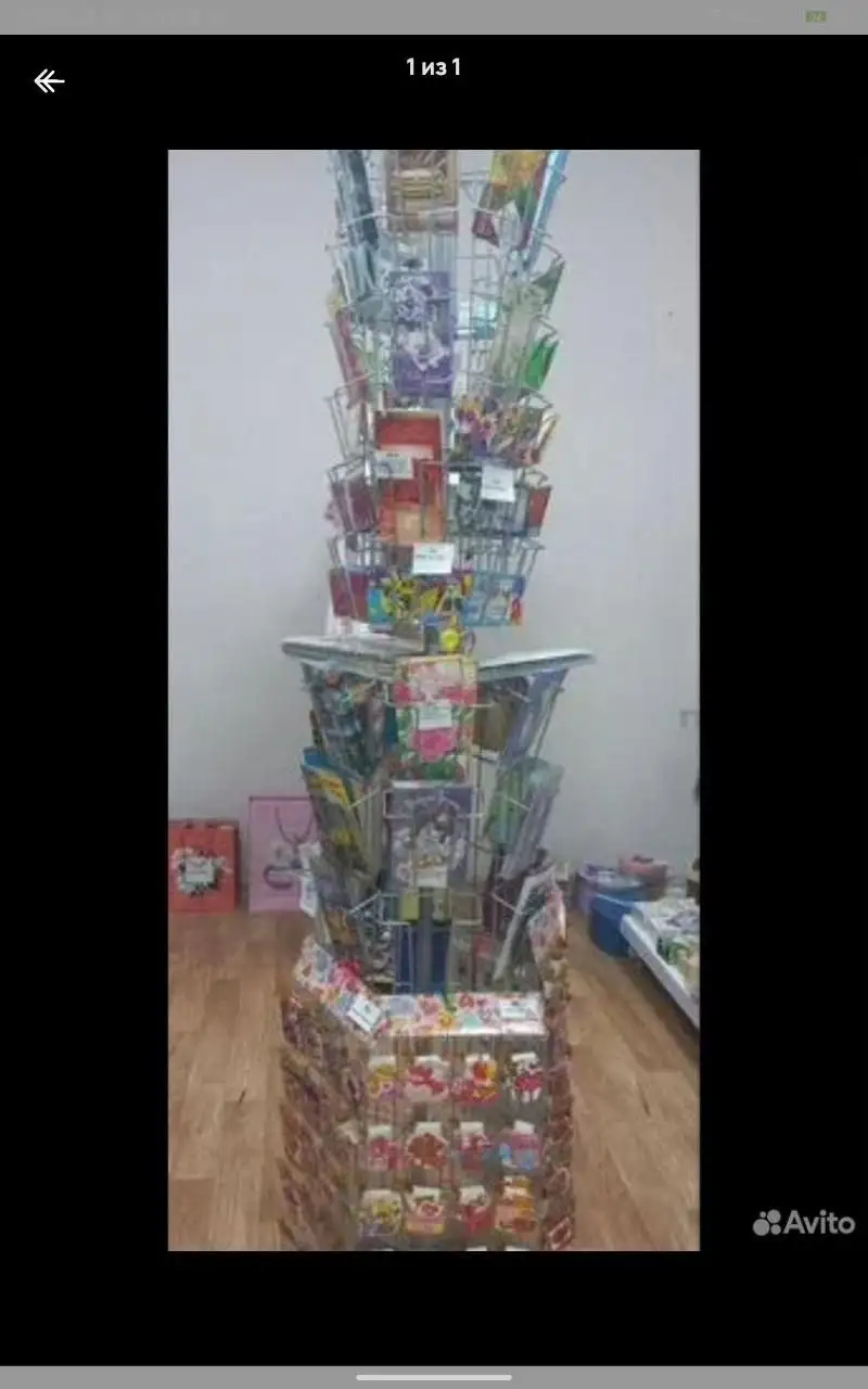 Продам двухъярусную вращающуюся буклетницу - Мебель для офиса (Барахолка) в Красноярск