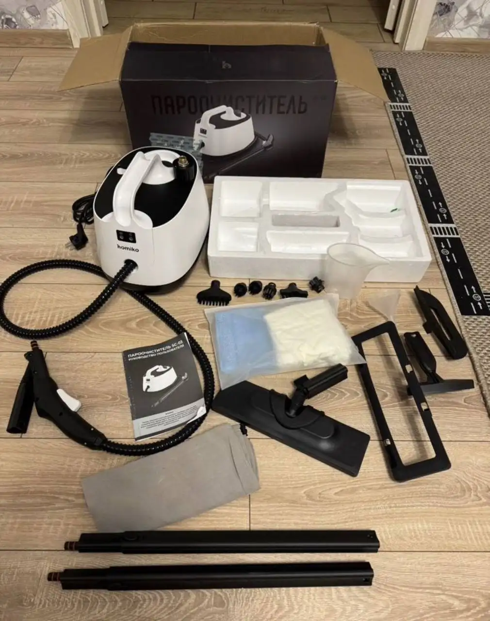 Пароочиститель Homiko SC 03 (3в1) почти новый - Бытовая техника (Для дома и дачи) в Красноярск