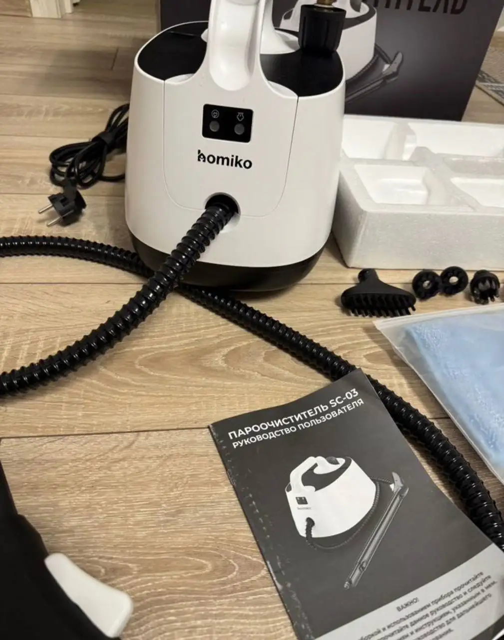 Пароочиститель Homiko SC 03 (3в1) почти новый - Бытовая техника (Для дома и дачи) в Красноярск