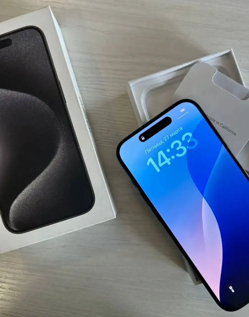 iPhone 15 Pro 128GB Черный титан - Смартфоны (Электроника) в Красноярск