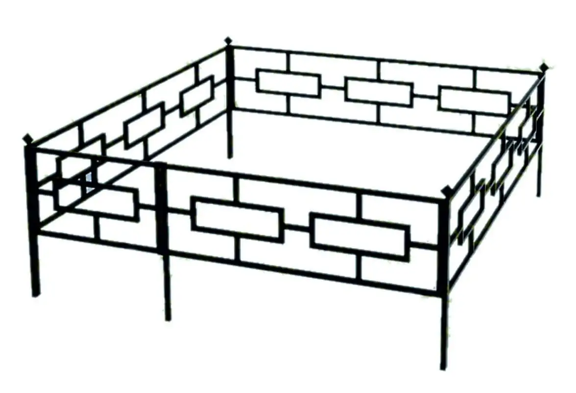 Оградки ритуальные с порошковой покраской - Ритуальные товары (Барахолка) в Красноярск