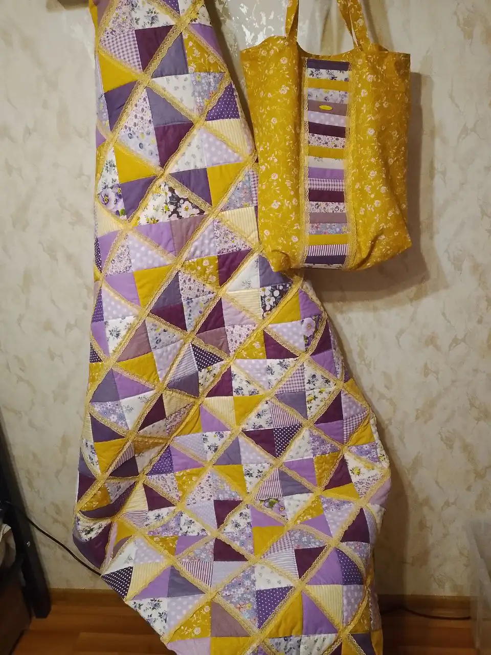 Детское лоскутное одеяло ручной работы - Одеяла (Товары для детей) в Красноярск