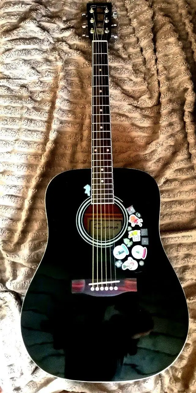 Акустическая гитара Caraya дредноут - Музыкальные инструменты (Хобби и отдых) в Красноярск