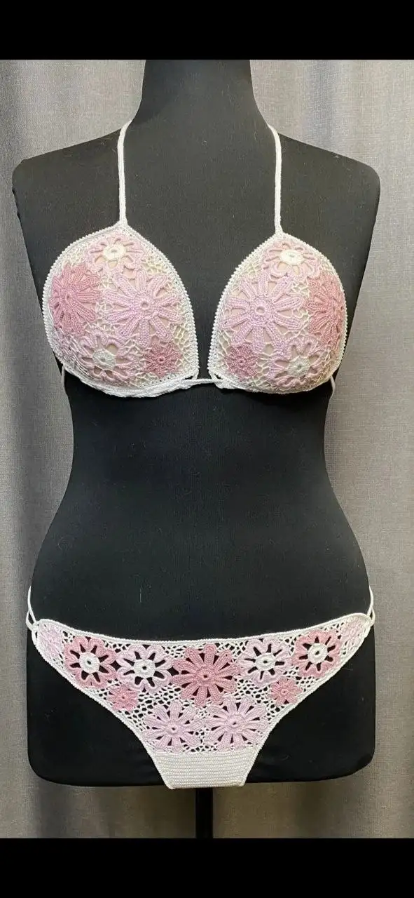 Продам купальник ручной работы крючком - Купальники (Одежда) в Красноярск