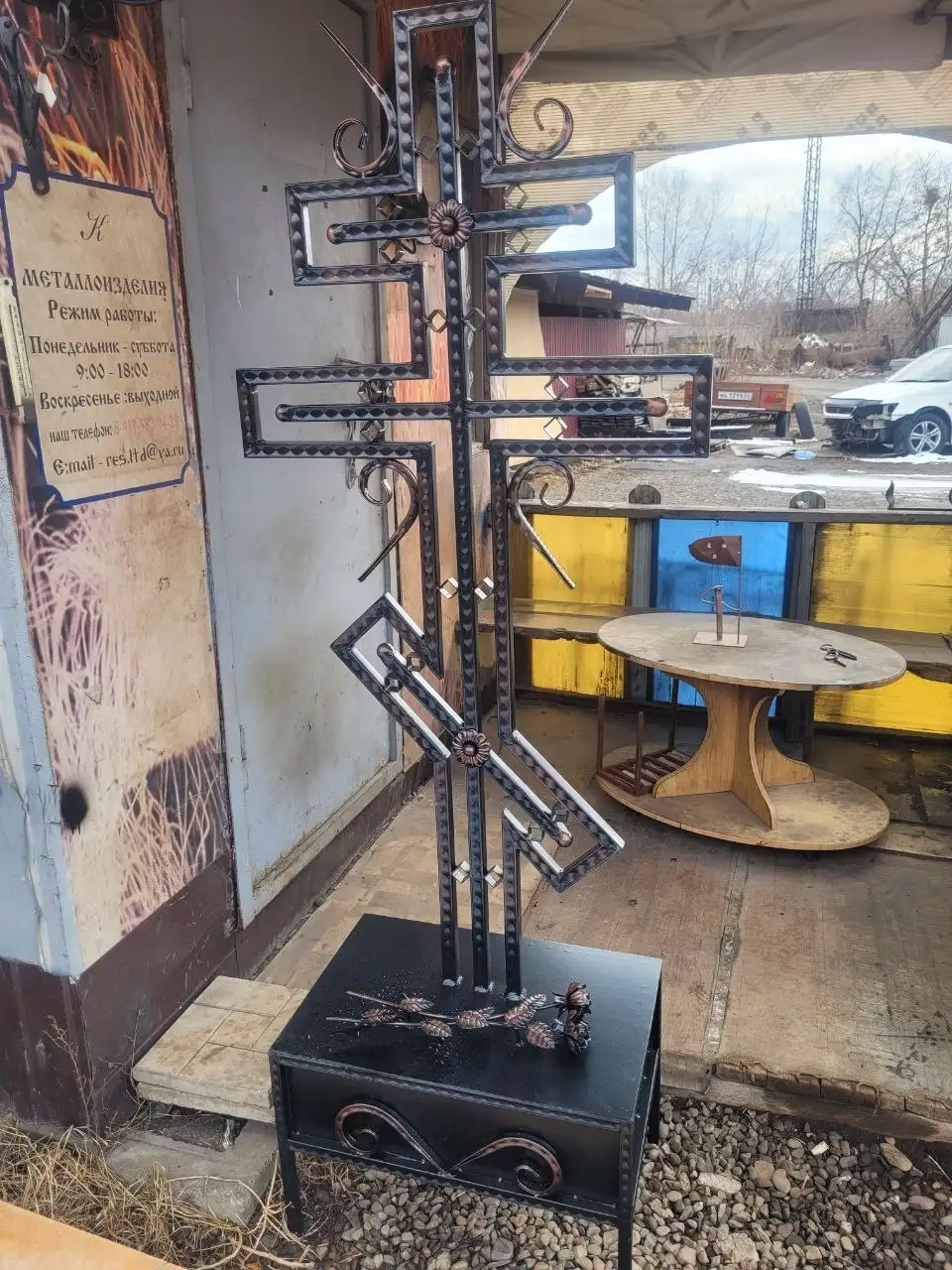 Ограды, столы, лавки под заказ с порошковой покраской - Изготовление металлоконструкций (Услуги) в Красноярск