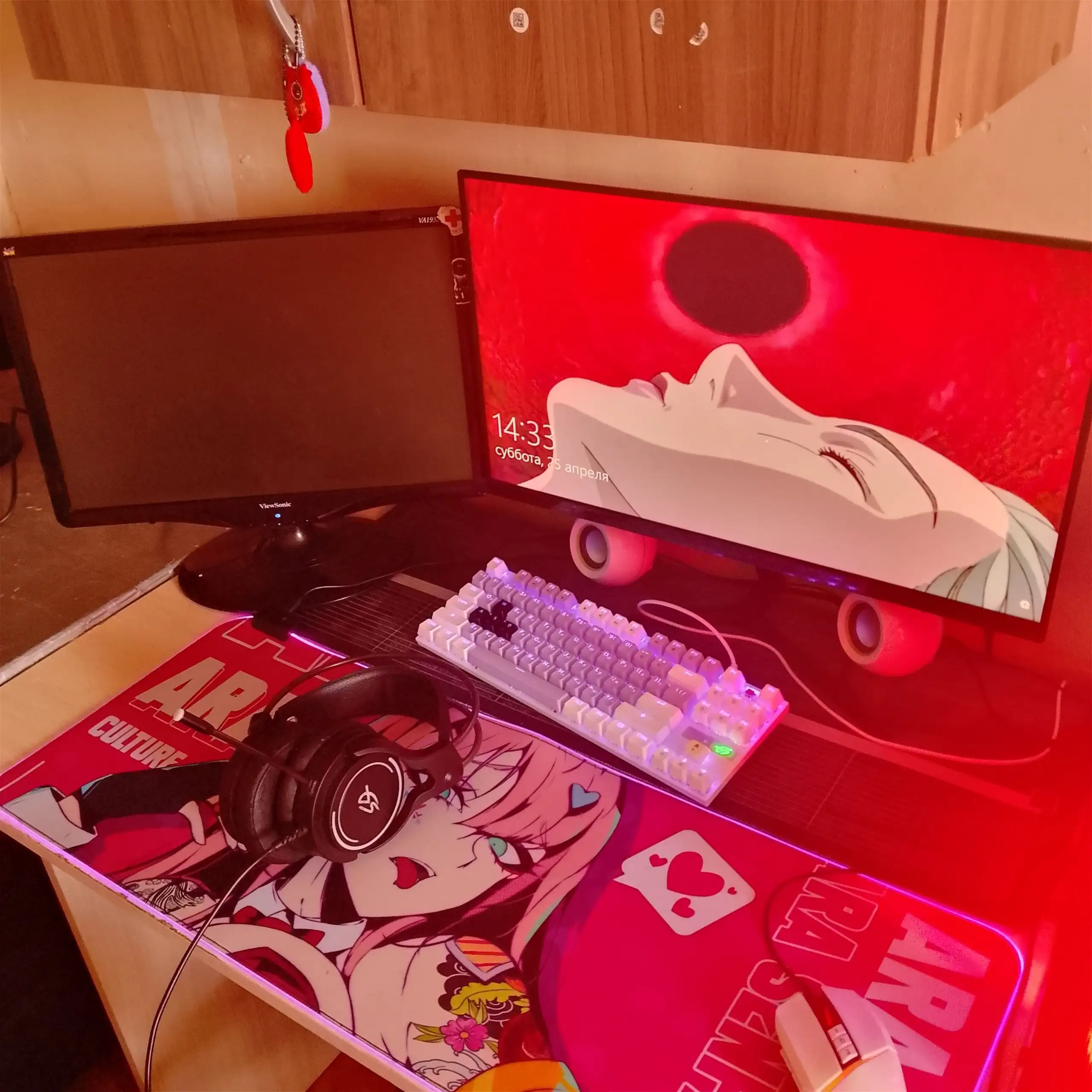 Игровой ПК с периферией i7 2600 GTX 1050 16GB - Компьютеры и комплектующие (Электроника) в Красноярск