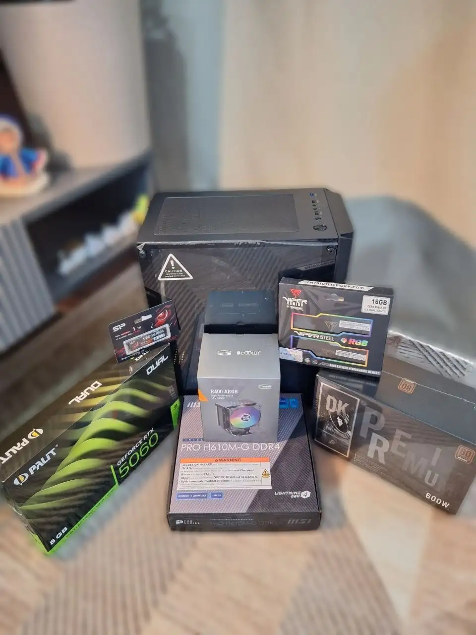 Игровой ПК i5-13400F / RTX 5060 / 16GB / 1TB SSD - Компьютеры (Электроника) в Красноярск