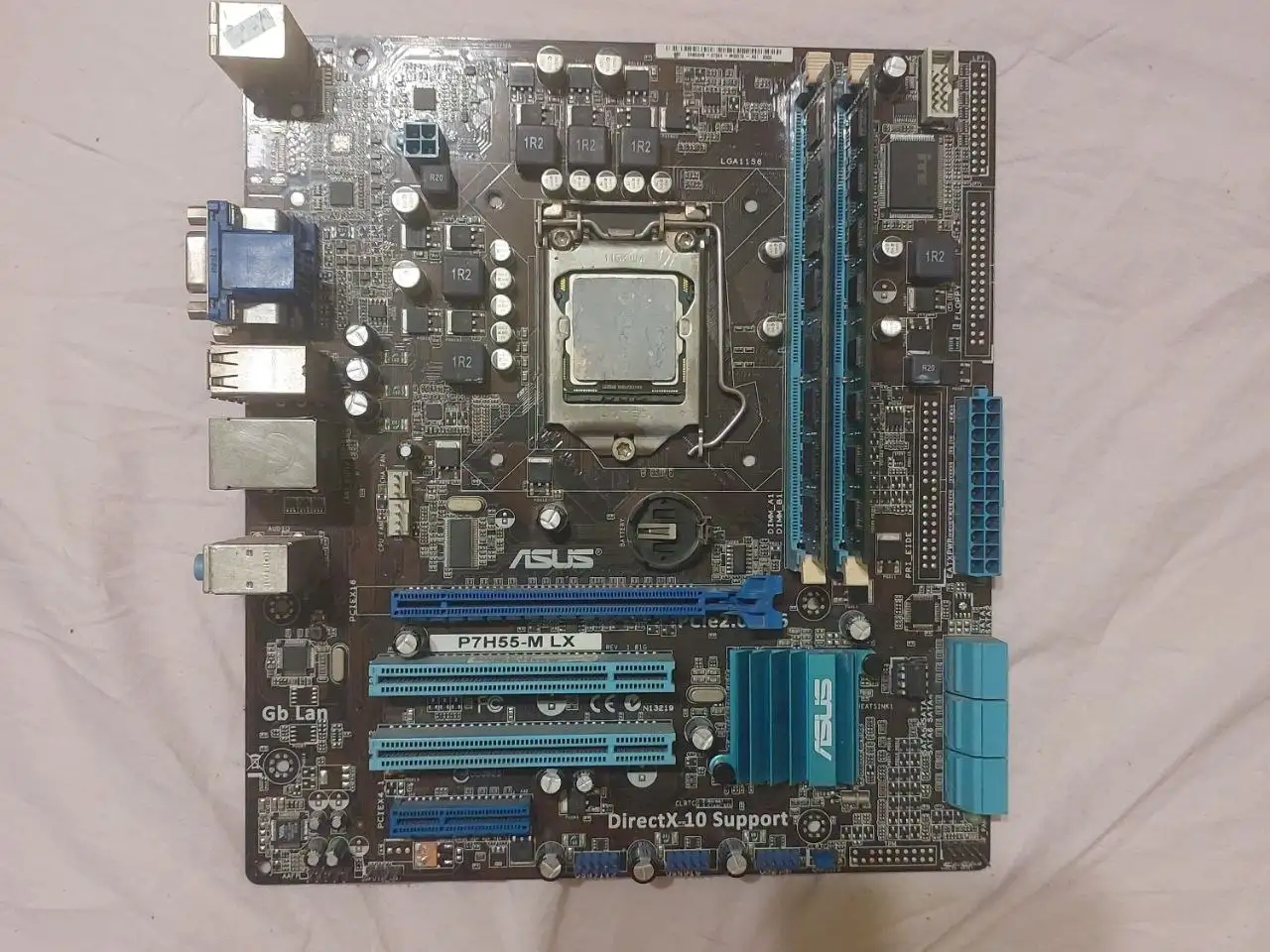 Комплект: материнская плата Asus P7H55-L MX, Intel i3-540, 6GB RAM - Комплектующие (Электроника) в Октябрь